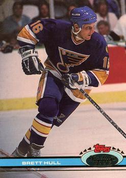 #67 Brett Hull - St. Louis Blues - 1991-92 Stadium Club Hockey