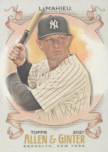 #67 DJ LeMahieu - New York Yankees - 2021 Topps Allen & Ginter Baseball