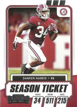 #67 Damien Harris - Alabama Crimson Tide - 2021 Panini Contenders Draft Picks Football