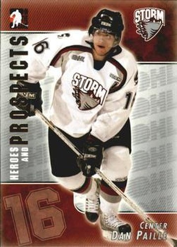 #67 Daniel Paille - Guelph Storm - 2004-05 In The Game Heroes and Prospects Hockey