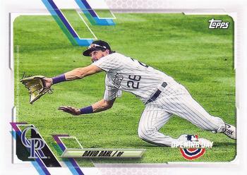 #67 David Dahl - Colorado Rockies - 2021 Topps Opening Day Baseball