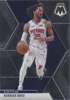 #67 Derrick Rose - Detroit Pistons - 2019-20 Panini Mosaic Basketball