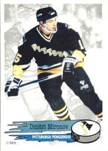 #67 Dmitri Mironov - Pittsburgh Penguins - 1995-96 Panini Hockey Stickers