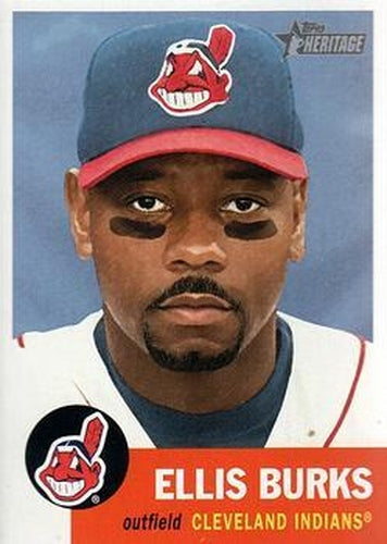 #67 Ellis Burks - Cleveland Indians - 2002 Topps Heritage Baseball