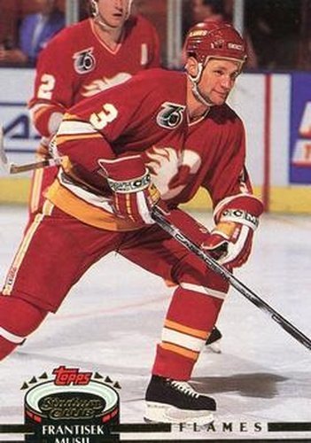 #67 Frank Musil - Calgary Flames - 1992-93 Stadium Club Hockey
