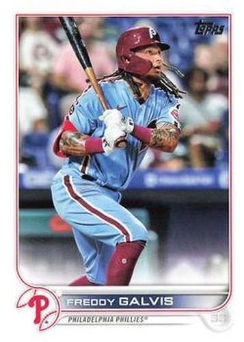 #67 Freddy Galvis - Philadelphia Phillies - 2022 Topps Baseball