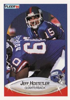 #67 Jeff Hostetler - New York Giants - 1990 Fleer Football