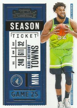 #67 Karl-Anthony Towns - Minnesota Timberwolves - 2020-21 Panini Contenders Basketball