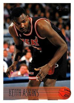 #67 Keith Askins - Miami Heat - 1996-97 Topps Basketball