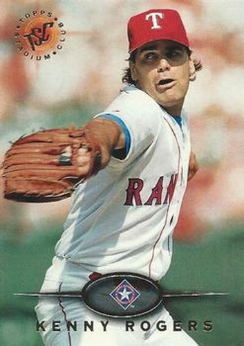 #67 Kenny Rogers - Texas Rangers - 1995 Stadium Club Baseball