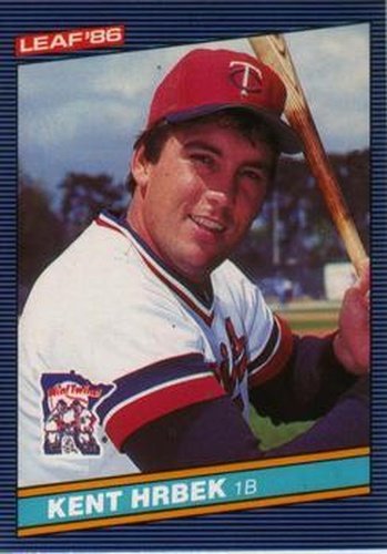#67 Kent Hrbek - Minnesota Twins - 1986 Leaf Baseball