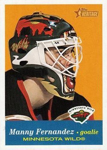 #67 Manny Fernandez - Minnesota Wild - 2001-02 Topps Heritage Hockey