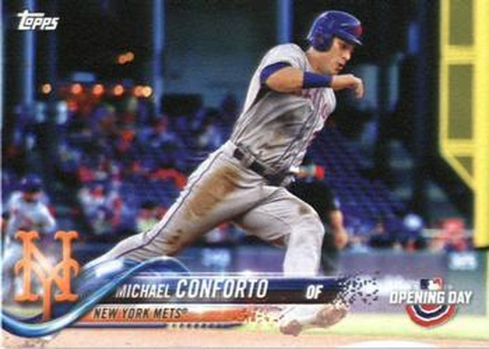 #67 Michael Conforto - New York Mets - 2018 Topps Opening Day Baseball