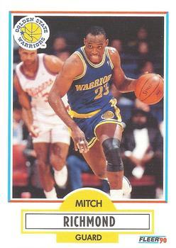 #67 Mitch Richmond - Golden State Warriors - 1990-91 Fleer Basketball
