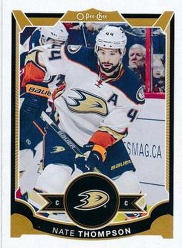 #67 Nate Thompson - Anaheim Ducks - 2015-16 O-Pee-Chee Hockey