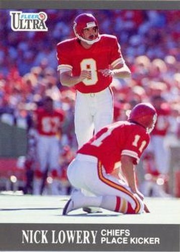 #67 Nick Lowery - Kansas City Chiefs - 1991 Ultra Football