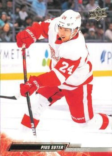 #67 Pius Suter - Detroit Red Wings - 2022-23 Upper Deck Hockey