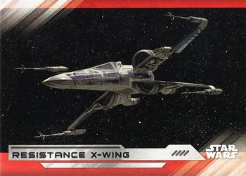 #67 Resistance X-Wing - 2017 Topps Star Wars The Last Jedi