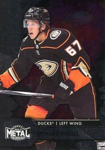 #67 Rickard Rakell - Anaheim Ducks - 2020-21 Skybox Metal Universe Hockey