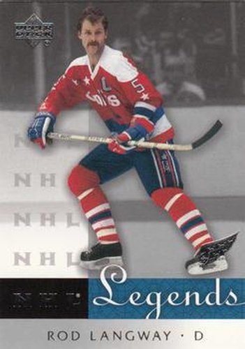 #67 Rod Langway - Washington Capitals - 2001-02 Upper Deck Legends Hockey