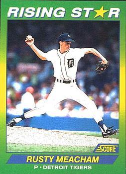 #67 Rusty Meacham - Detroit Tigers - 1992 Score 100 Rising Stars Baseball