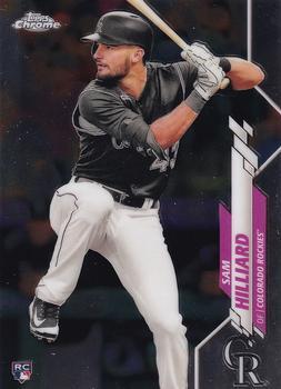 #67 Sam Hilliard - Colorado Rockies - 2020 Topps Chrome Baseball