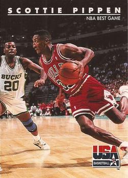 #67 Scottie Pippen - USA - 1992 SkyBox USA Basketball