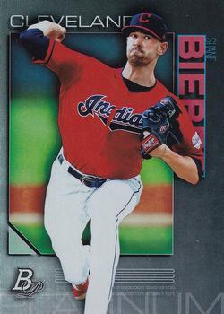 #67 Shane Bieber - Cleveland Indians - 2020 Bowman Platinum Baseball