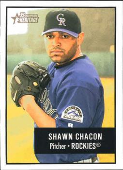 #67 Shawn Chacon - Colorado Rockies - 2003 Bowman Heritage Baseball