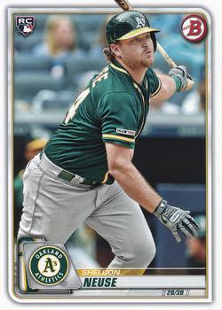 #67 Sheldon Neuse - Oakland Athletics - 2020 Bowman Baseball