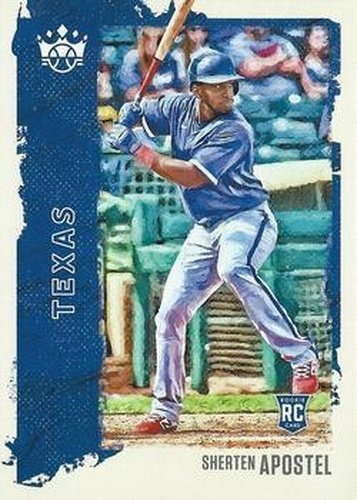 #67 Sherten Apostel - Texas Rangers - 2021 Panini Diamond Kings Baseball