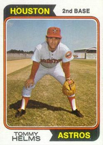 #67 Tommy Helms - Houston Astros - 1974 Topps Baseball