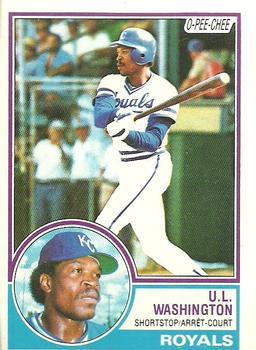 #67 U.L. Washington - Kansas City Royals - 1983 O-Pee-Chee Baseball