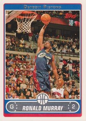 #67 Ronald Murray - Detroit Pistons - 2006-07 Topps Basketball