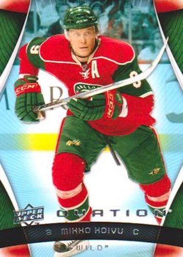 #67 Mikko Koivu - Minnesota Wild - 2009-10 Upper Deck Ovation Hockey