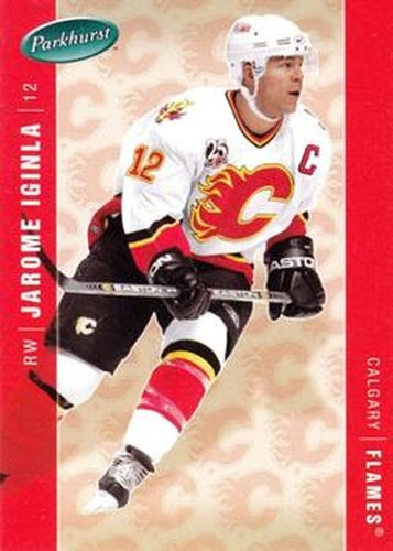 #67 Jarome Iginla - Calgary Flames - 2005-06 Parkhurst Hockey