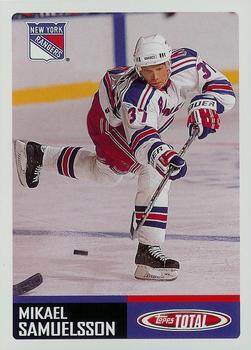 #67 Mikael Samuelsson - New York Rangers - 2002-03 Topps Total Hockey