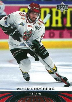 #67 Peter Forsberg - MoDo - 2004-05 UD All-World Edition Hockey