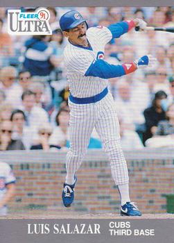 #67 Luis Salazar - Chicago Cubs - 1991 Ultra Baseball