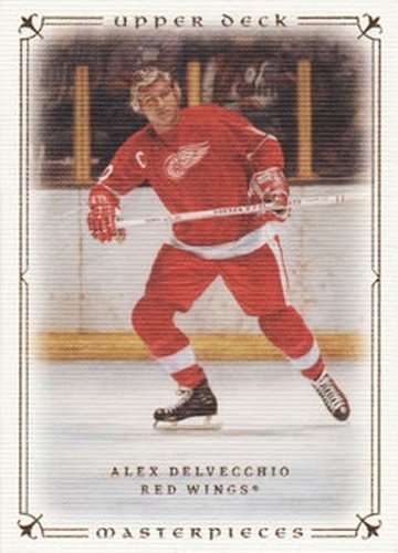 #67 Alex Delvecchio - Detroit Red Wings - 2008-09 Upper Deck Masterpieces Hockey