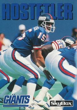 #67 Jeff Hostetler - New York Giants - 1992 SkyBox Impact Football