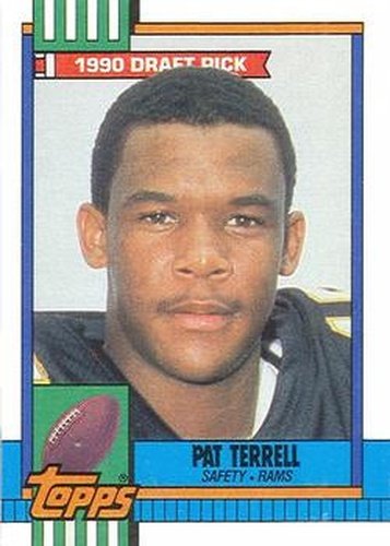 #67 Pat Terrell  - Los Angeles Rams - 1990 Topps Football