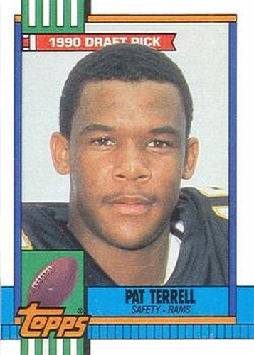 #67 Pat Terrell - Los Angeles Rams - 1990 Topps Football