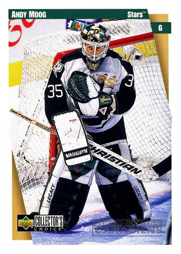 #67 Andy Moog - Dallas Stars - 1997-98 Collector's Choice Hockey