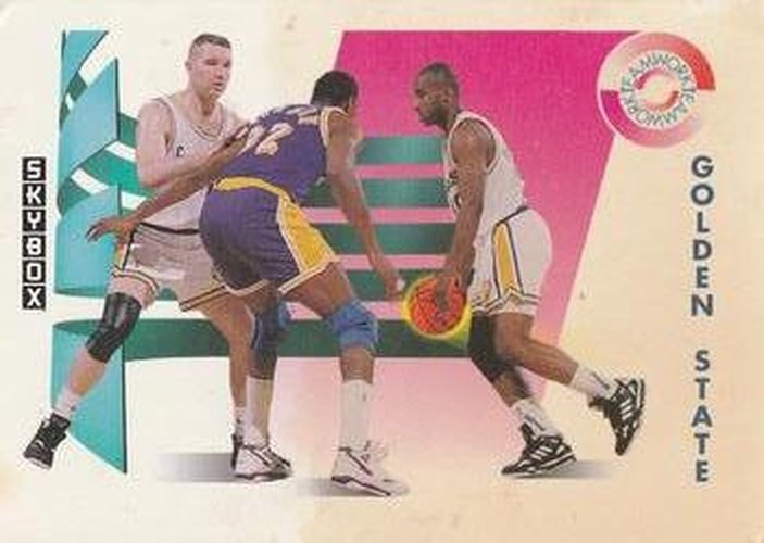 #467 Tim Hardaway / Chris Mullin - Golden State Warriors - 1991-92 SkyBox Basketball