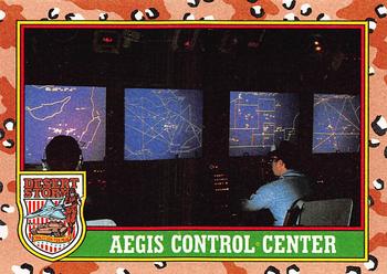#67 Aegis Control Center - 1991 Topps Desert Storm