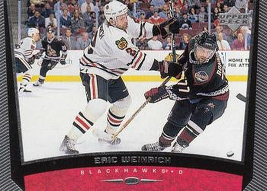 #67 Eric Weinrich - Chicago Blackhawks - 1998-99 Upper Deck Hockey