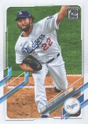#67 Clayton Kershaw - Los Angeles Dodgers - 2021 Topps Baseball