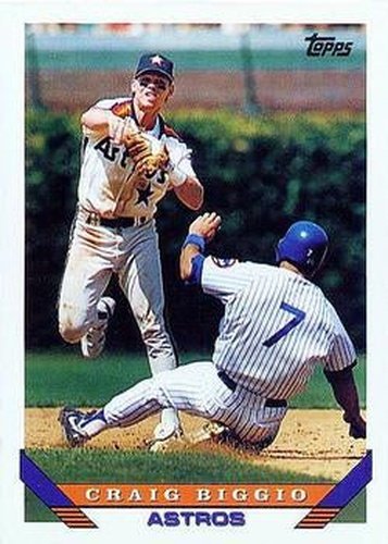 #680 Craig Biggio - Houston Astros - 1993 Topps Baseball