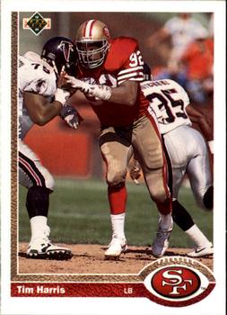 #680 Tim Harris - San Francisco 49ers - 1991 Upper Deck Football